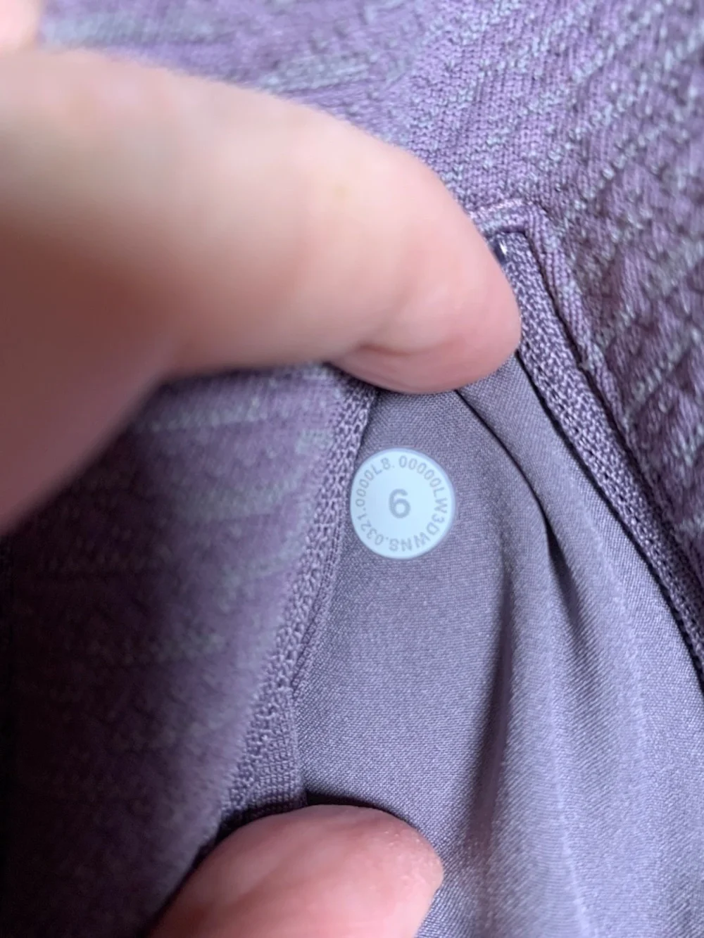 Lululemon End State Full Zip - Dusky Lavender,purple textured jacket sz 6